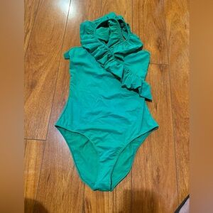 MAJE twiggy green syntheti elastane women swimming one piece